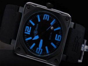 Replica Bell&Ross Watch 01-92 Automatic Movement PVD Bezel and Case with Black Dial and Blue Marking Replica Bell&Ross Watch 01-92 Automatic Movement PVD Bezel and Case with Black Dial and Blue Marking