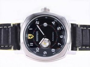 Replica Panerai Ferrari Watch Automatic Black Dial and Strap Replica Panerai Ferrari Watch Automatic Black Dial and Strap