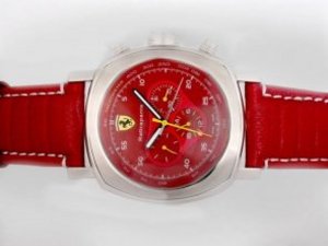 Replica Panerai Ferrari Watch Rattapante Chronograph Automatic Red Dial and Strap Replica Panerai Ferrari Watch Rattapante Chronograph Automatic Red Dial and Strap