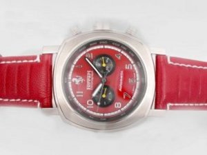 Replica Panerai Ferrari Watch Rattapante Chronograph Automatic Red Dial Replica Panerai Ferrari Watch Rattapante Chronograph Automatic Red Dial