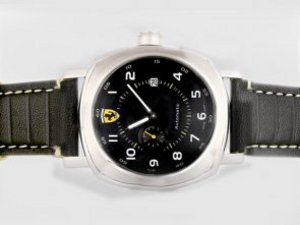 Replica Panerai Ferrari Watch Rattapante Automatic Black Dial and Strap Replica Panerai Ferrari Watch Rattapante Automatic Black Dial and Strap