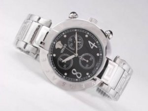 Replica Versace Watch Working Chronograph Black Dial Replica Versace Watch Working Chronograph Black Dial